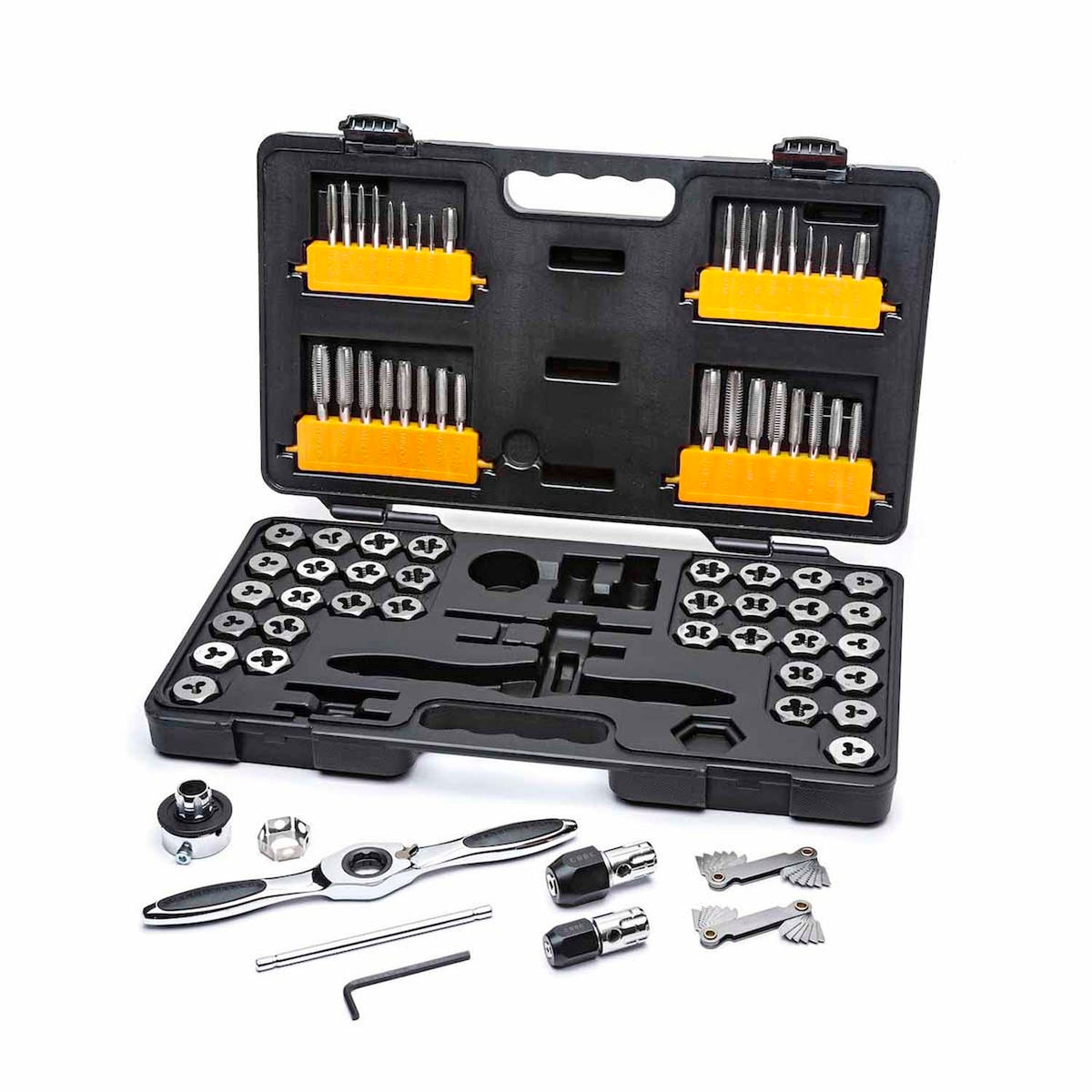 GearWrench 3887 77 Pc. SAE/Metric Ratcheting Tap and Die Set