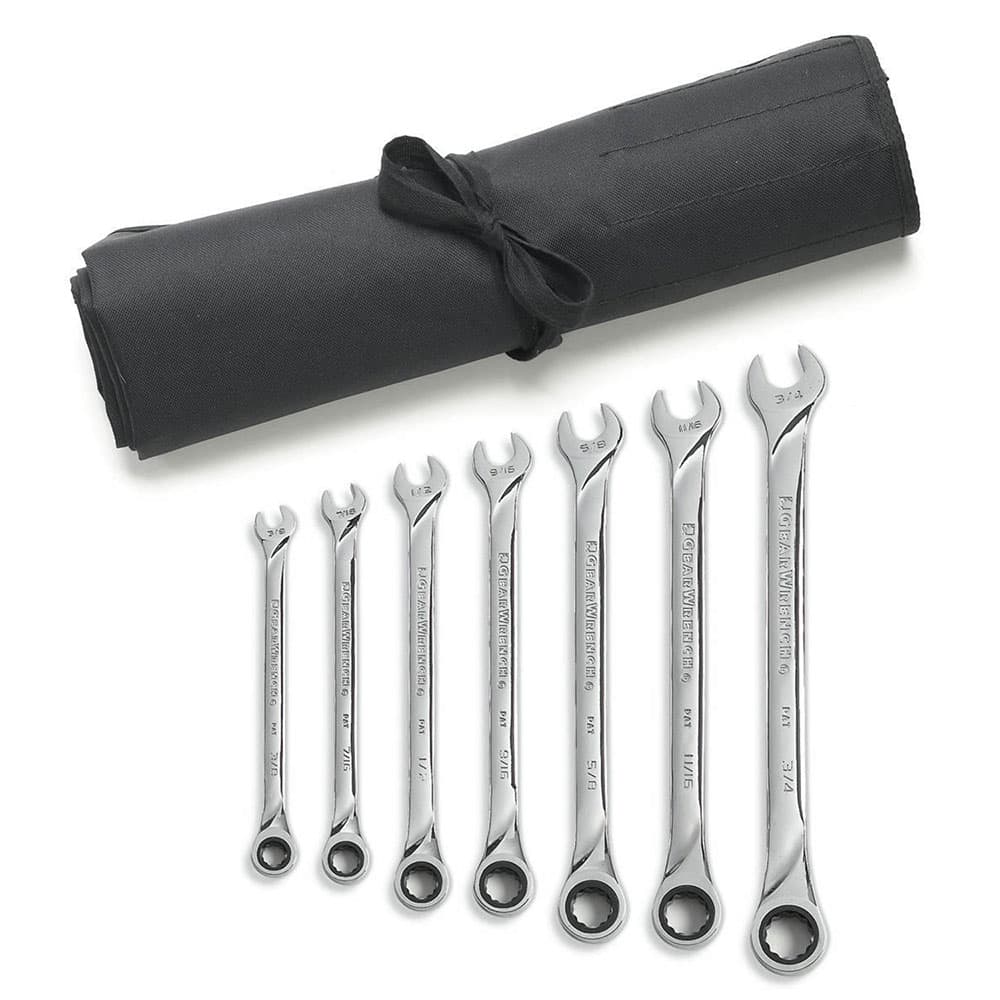 GearWrench XL Ratcheting Combination SAE Wrench Set 13 Pcs, 12 Point - 85199