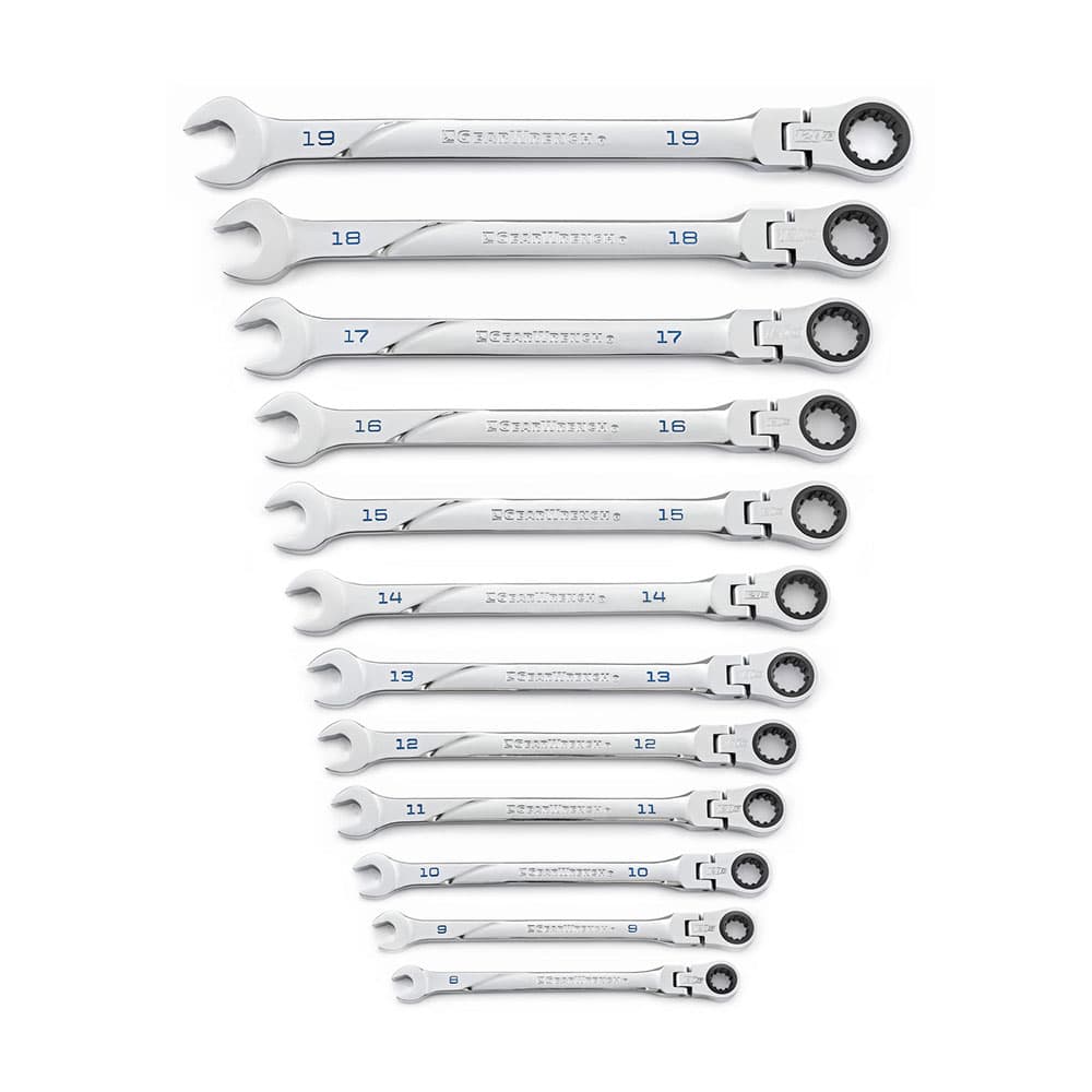 120XP Universal Spline XL Flex Head Ratcheting Combination Metric Wrench Set (12-Piece) 120XP Universal Spline XL Flex Head Ratcheting Combination Metric Wrench Set (12-Piece)