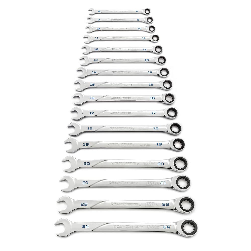 GearWrench 86427 16 Pc. 120XP Universal Spline XL Ratcheting Combinati