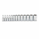 GearWrench 80304S-06 13 Piece 1/4" Drive 6 Point Mid Length Metric Socket Set - 3