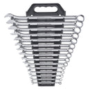 GearWrench 81901 15 Pc. 12 Point Long Pattern Combination SAE Wrench Set