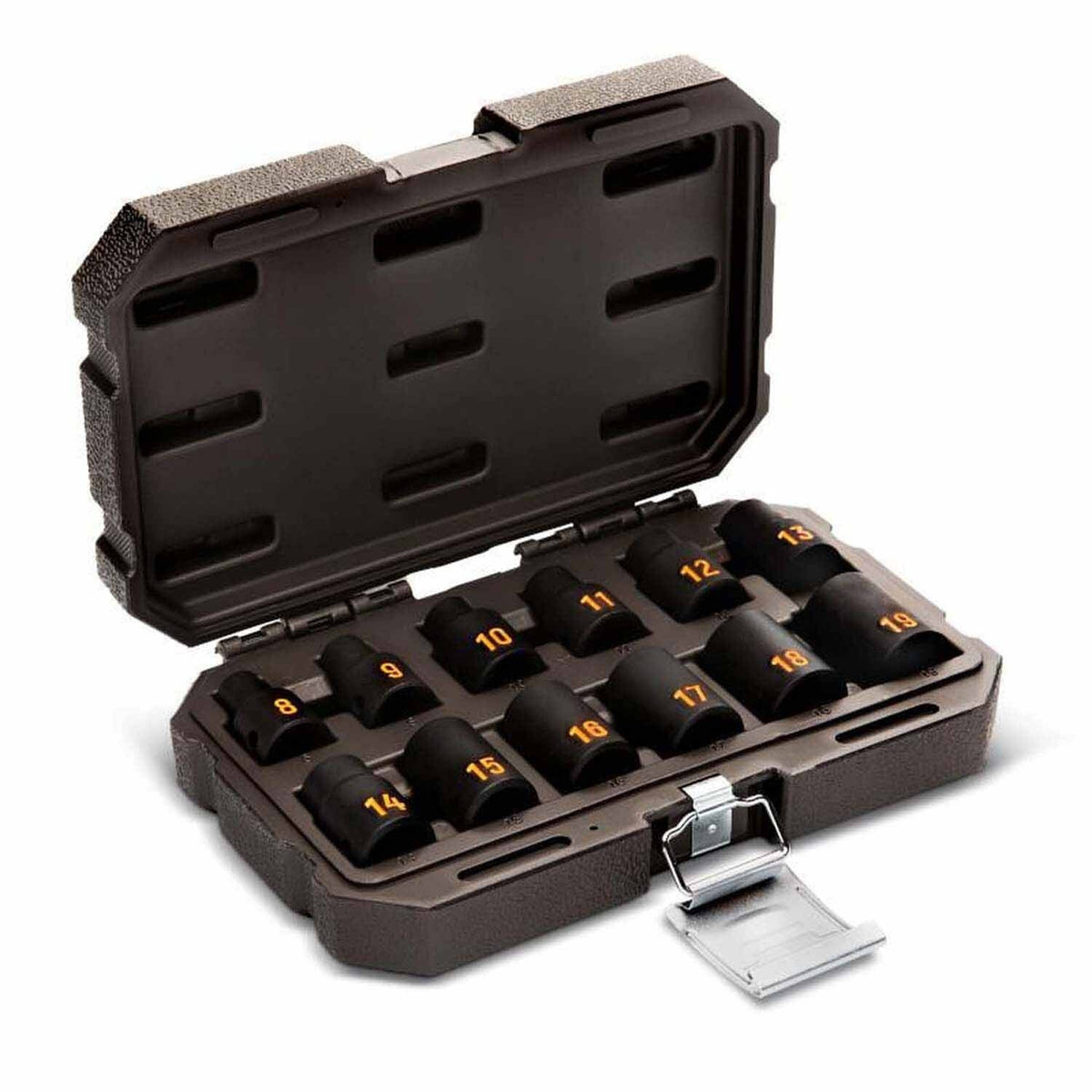 GearWrench 84930H 12 Piece 1/2" Drive 6 Point Metric Hi-Viz Impact Socket Set - 3