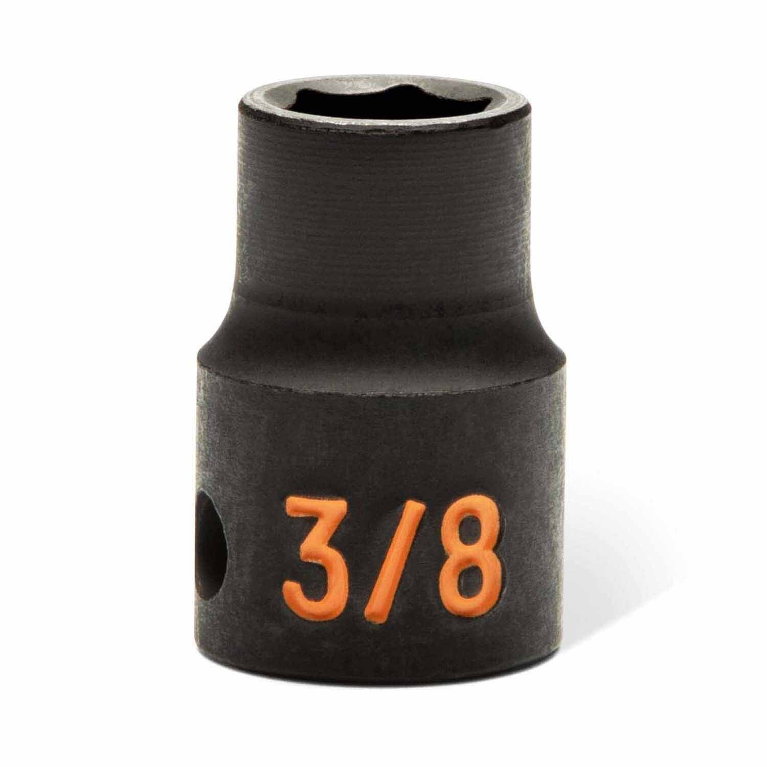 GearWrench 84931H 12 Piece 1/2" Drive 6 Point SAE Hi-Viz Impact Socket Set - 5