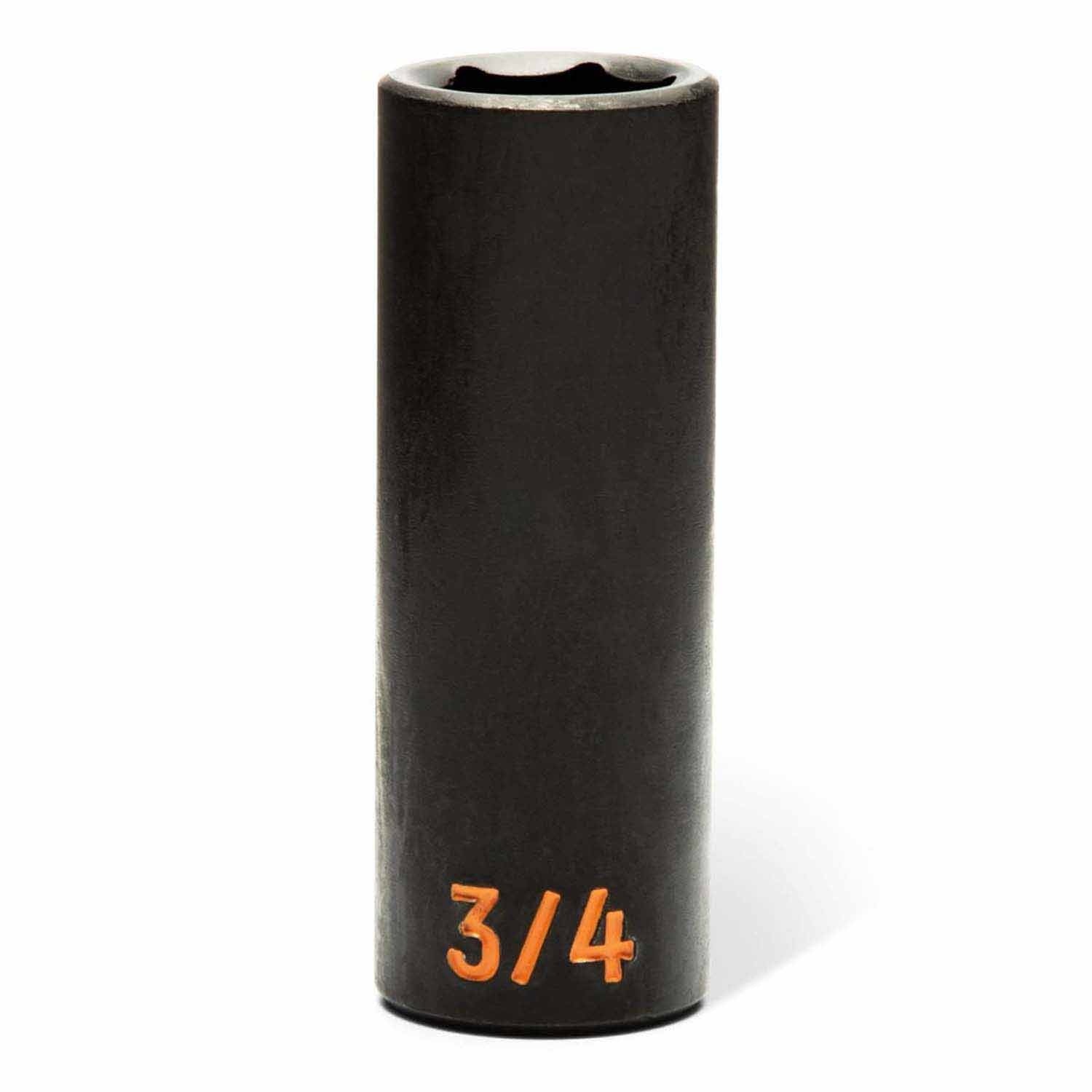 GearWrench 84949H 27 Piece 1/2" Drive 6 Point SAE Hi-Viz/Metric Hi-Viz Deep Impact Socket Set - 5