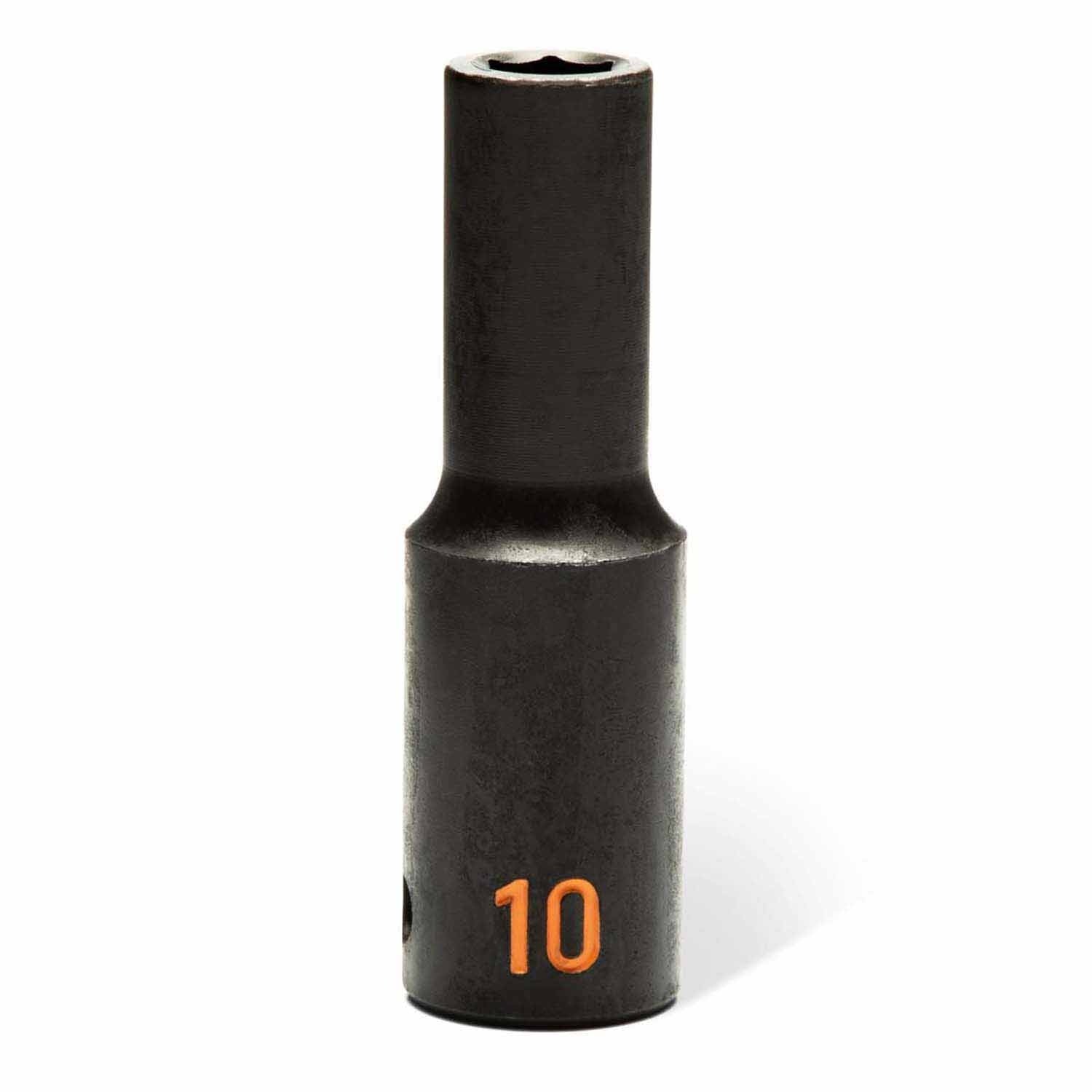GearWrench 84955H 14 Piece 1/2" Drive 6 Point Metric Hi-Viz Deep Impact Socket Set - 5