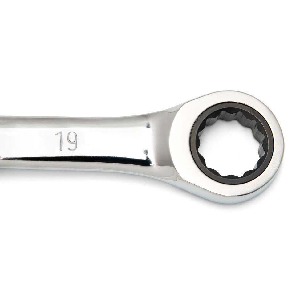 GearWrench 85888 12 Pc. 72-Tooth 12 Point XL X-Beam Ratcheting Combination Metric Wrench Set - 2