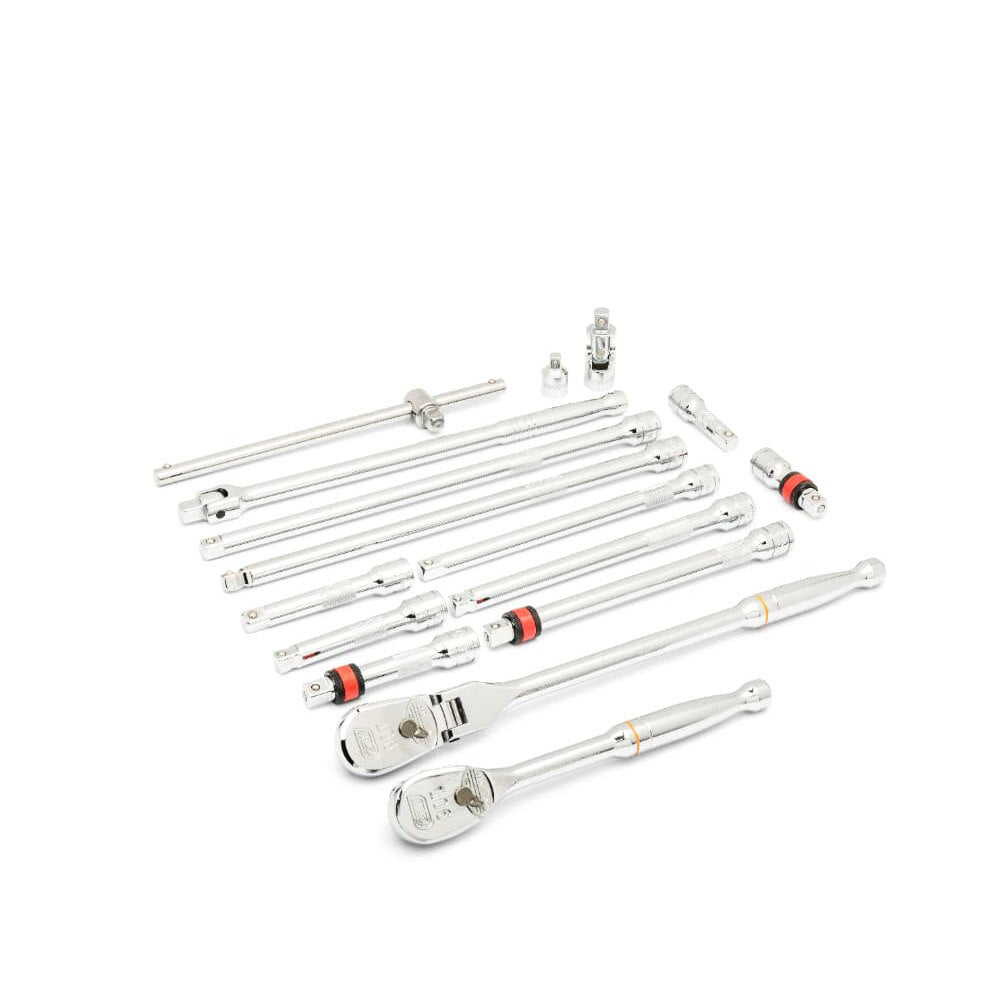GearWrench 86522 16 Pc. 1/2" 90-Tooth Ratchet & Drive Tool Set with EVA Foam Tray - 5