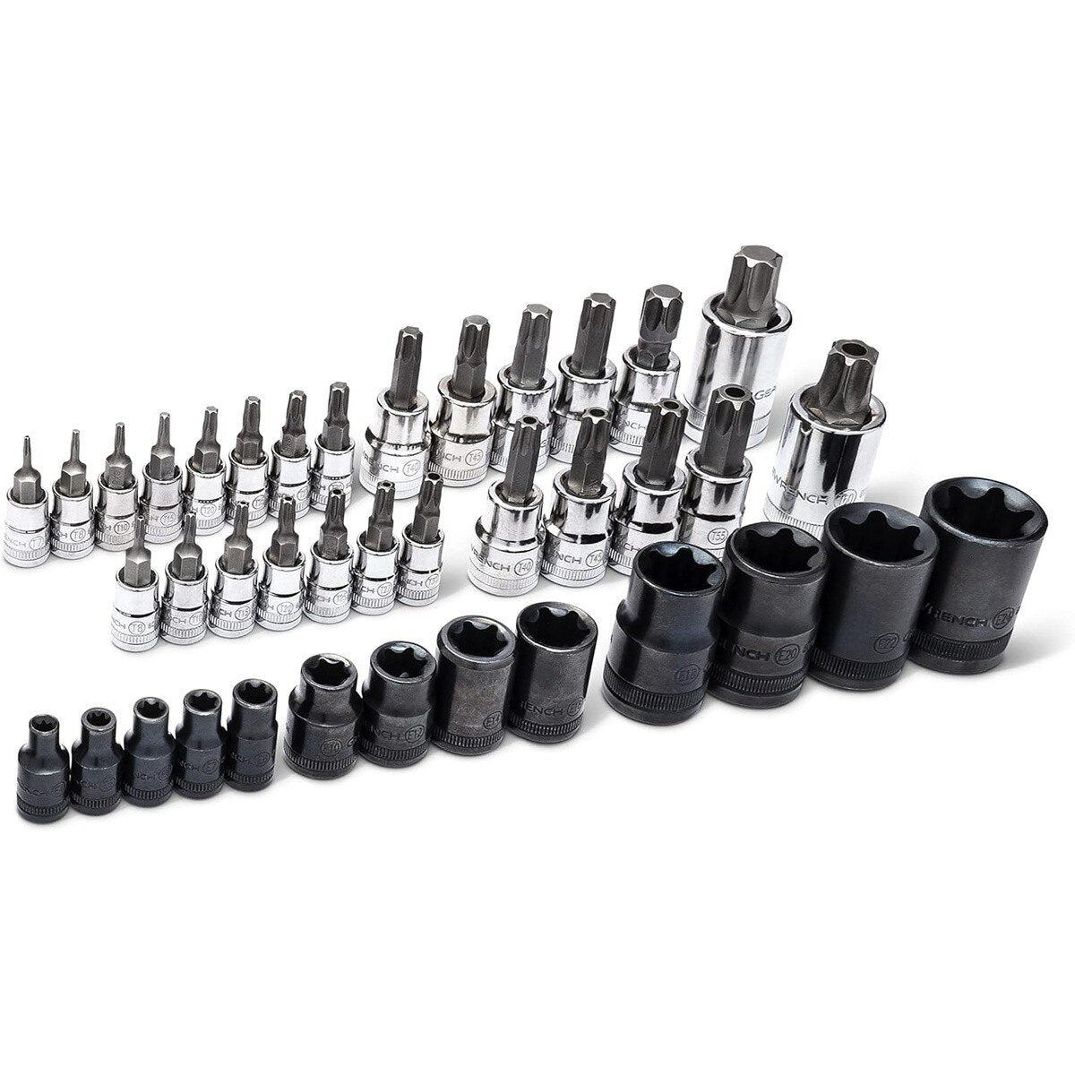 GearWrench 89087 49 PC. Metric/SAE Torx Bit Set 1/4", 3/8", 1/2" - 3