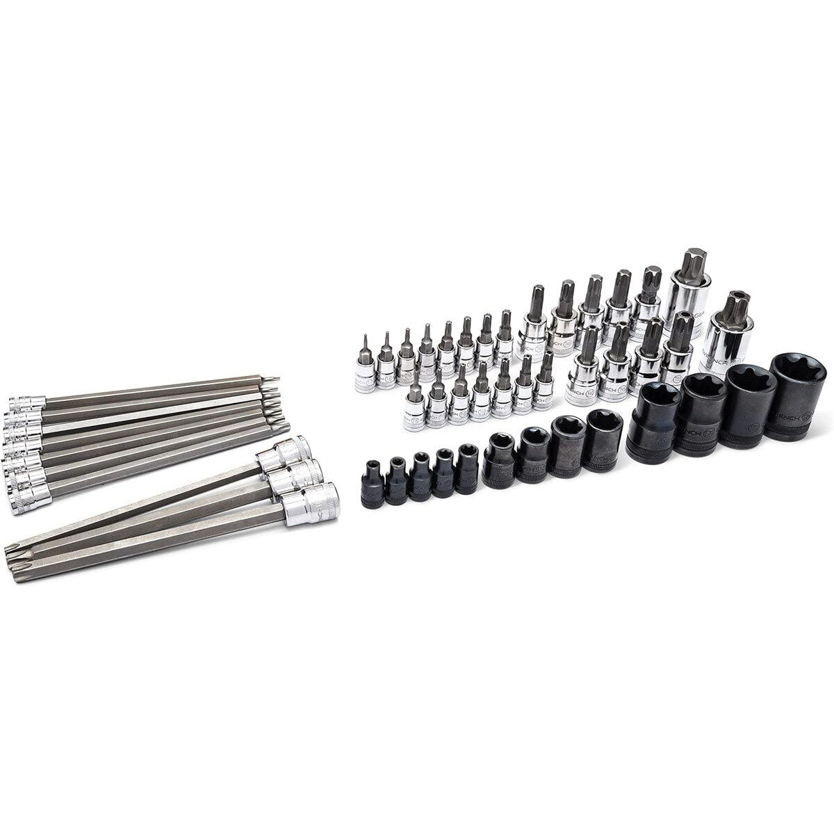 GearWrench 89087 49 PC. Metric/SAE Torx Bit Set 1/4", 3/8", 1/2" - 7