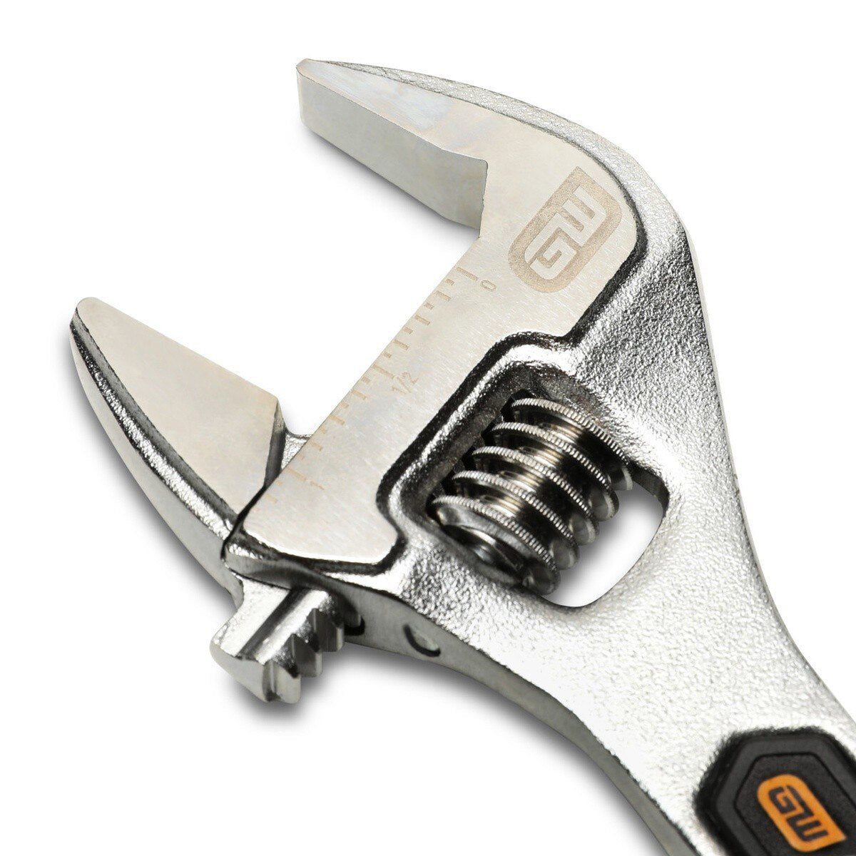GearWrench GWMSAJW01 6" to 12" Chrome Adjustable Wrench Set with EVA Foam Storage Tray (4 Piece) - 2