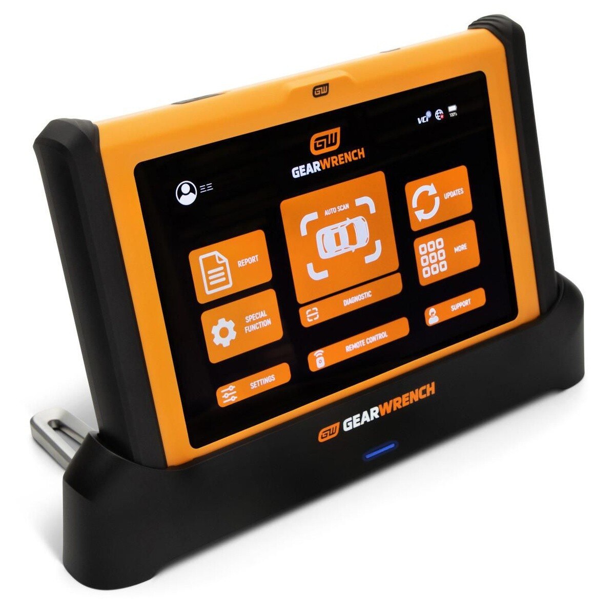 GearWrench GWSMART10 10 " Pro Command Wireless Bi-Directional Diagnostic Tablet with Rapid-Charge Dock - 4