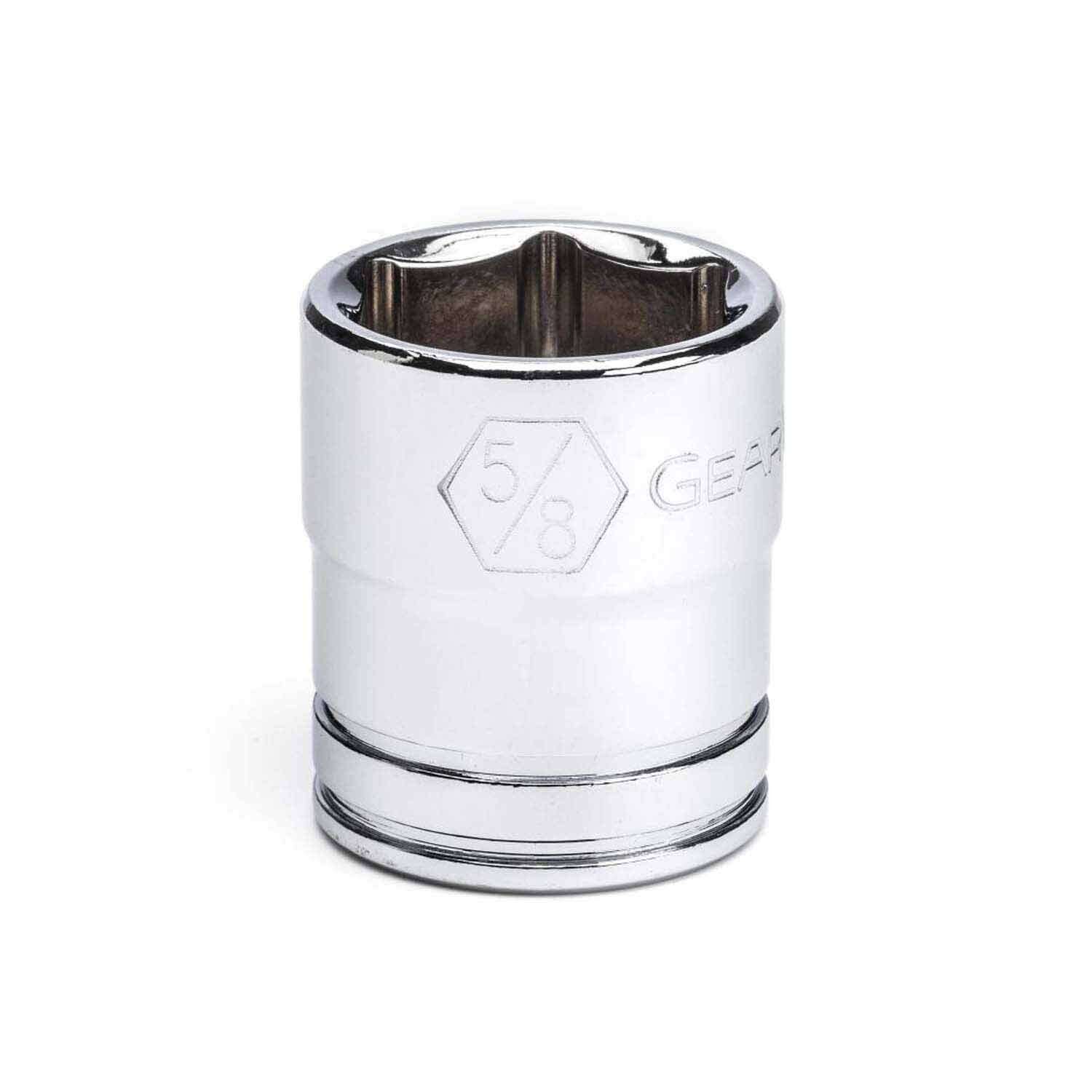 Gearwrench 80356 3/8" Drive 6 Point Standard SAE Socket 5/8"