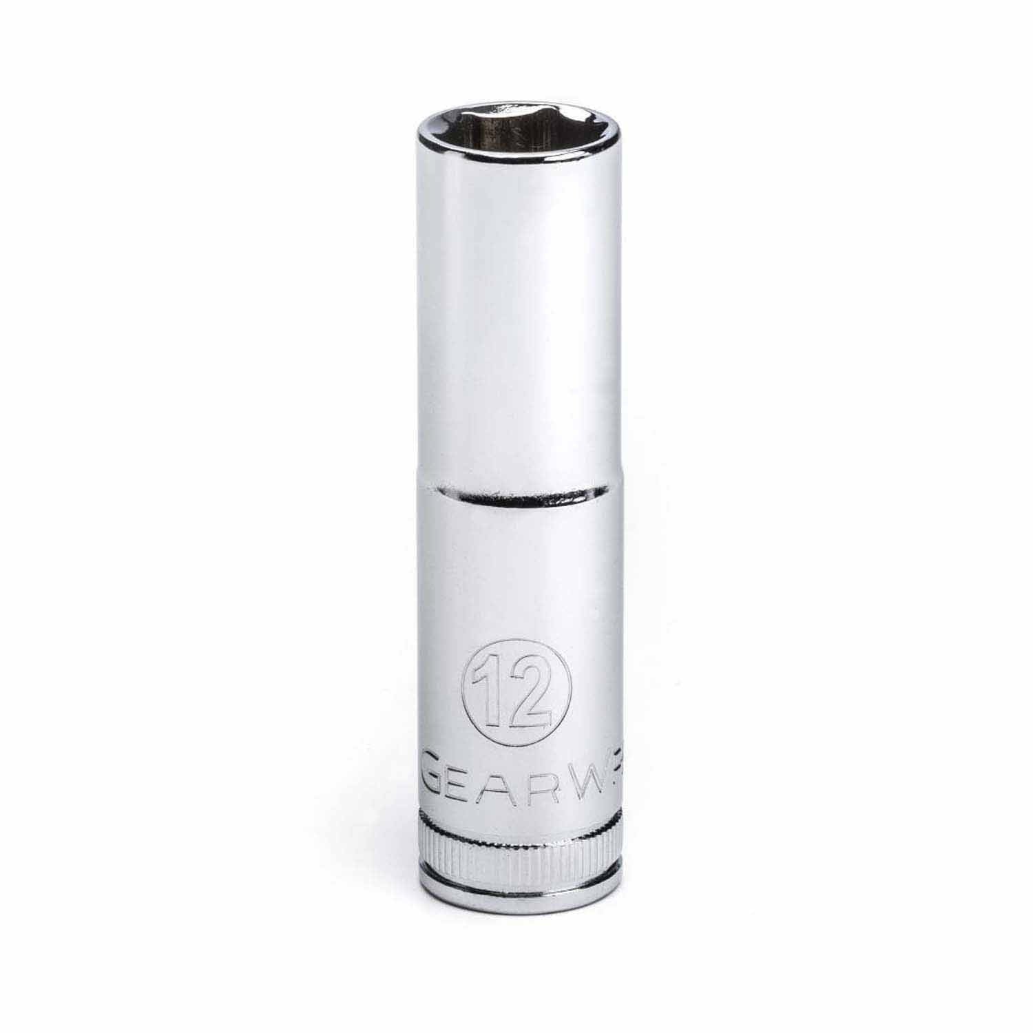 Gearwrench 80394D 3/8" Drive 6 Point Deep Metric Socket 12mm