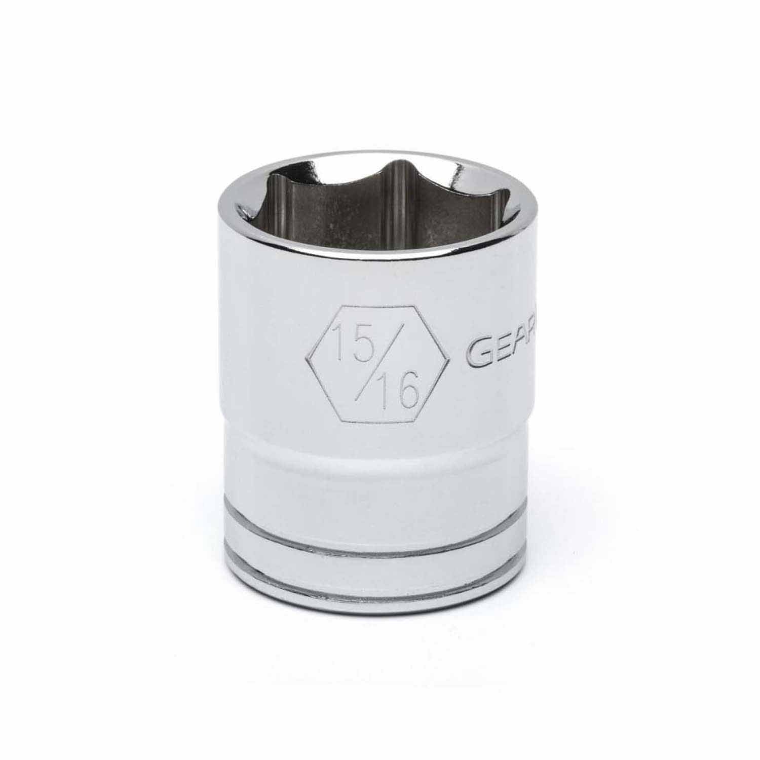 Gearwrench 80610D 1/2" Drive 6 Point Standard SAE Socket 15/16"