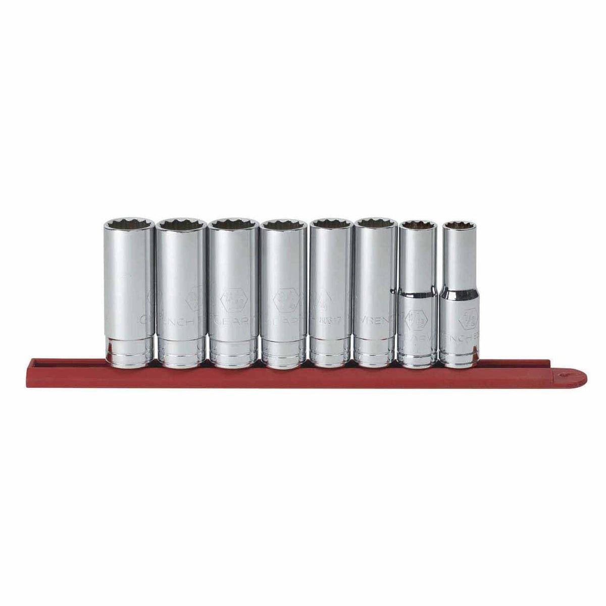 Gearwrench 80713 8 Pc. 1/2" Drive 12 Point Deep SAE Socket Set
