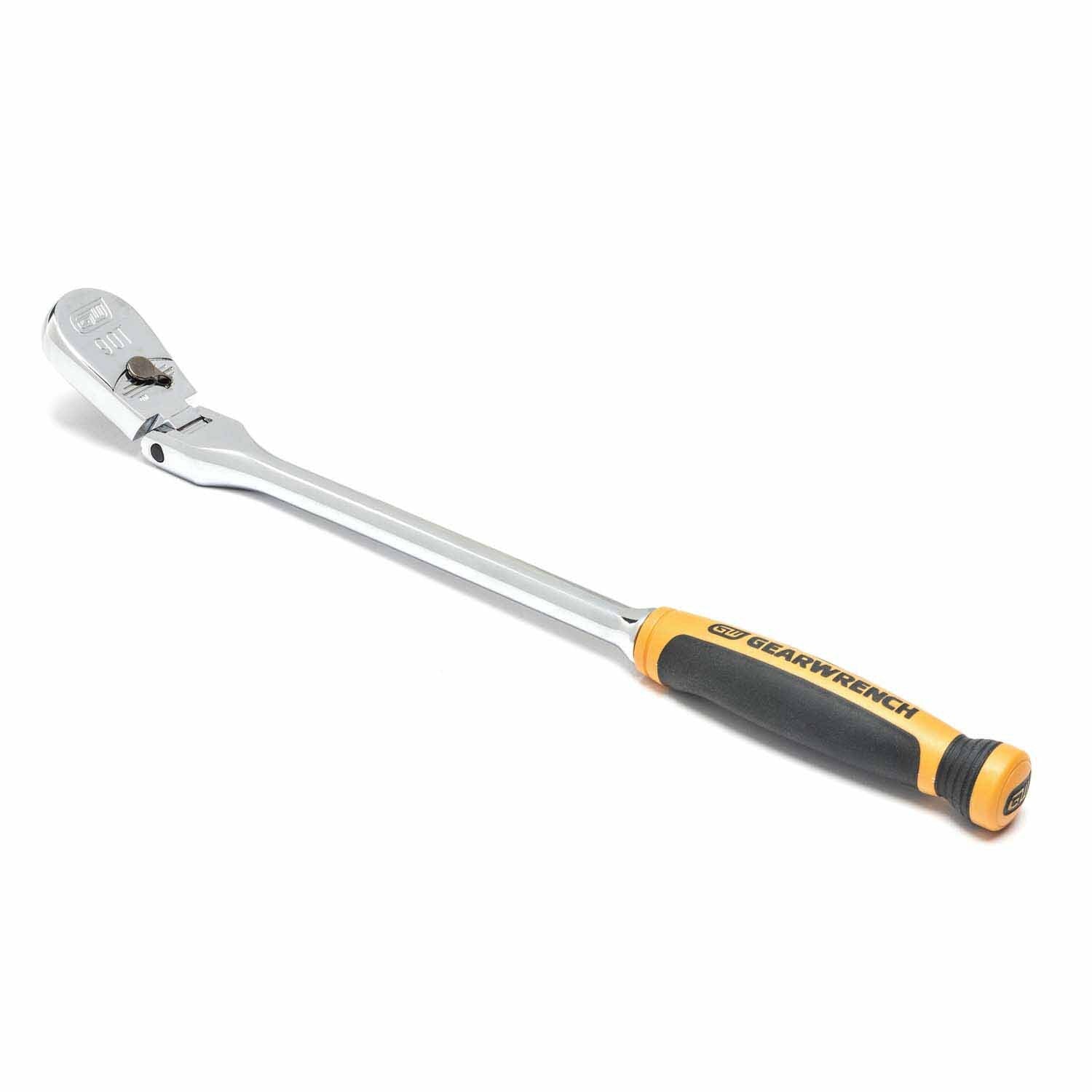 Gearwrench 81210T 3/8" Drive 90-Tooth Dual Material Flex Head Teardrop Ratchet - 2