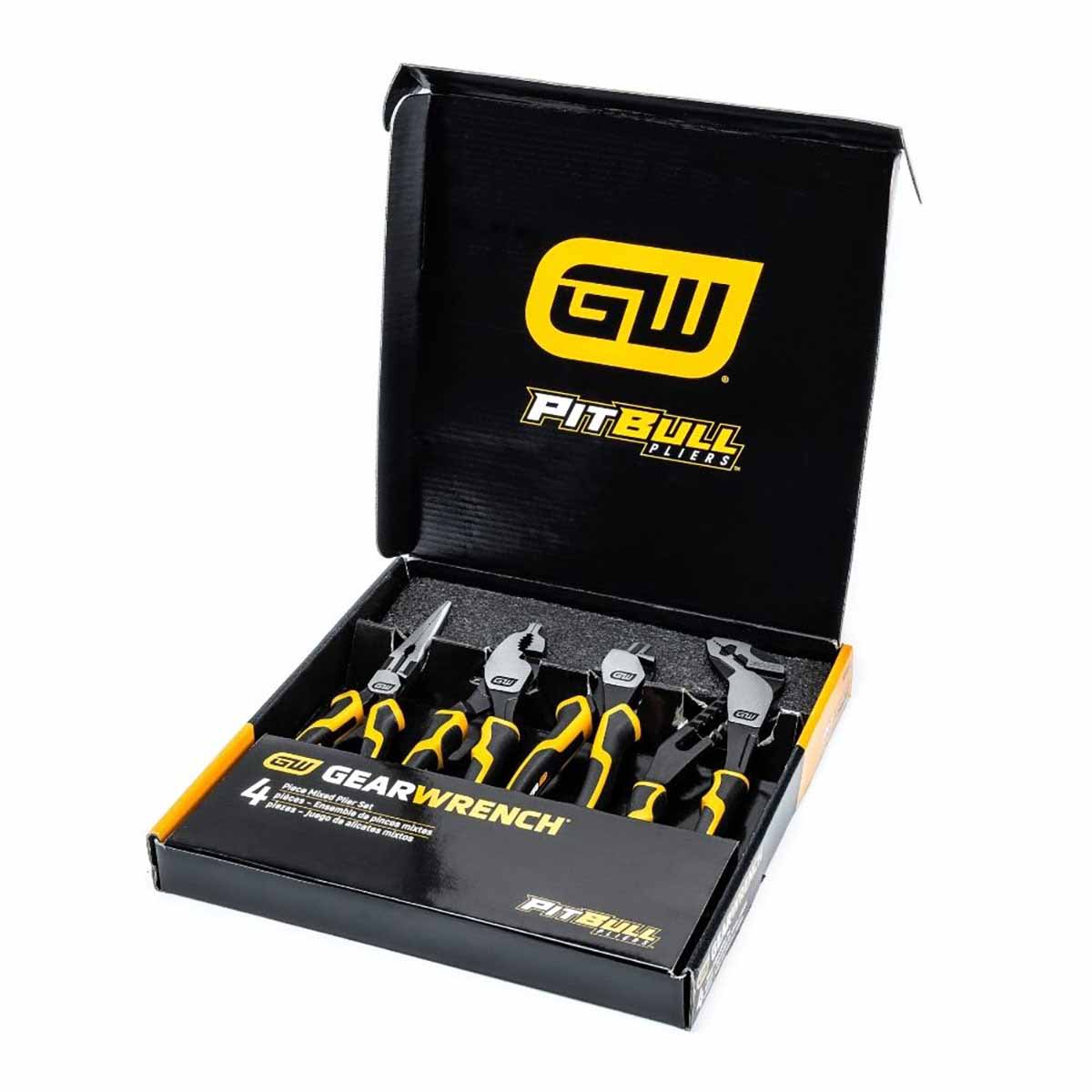 GearWrench 82203C 4 Pc. Pitbull Dual Material Mixed Plier Set - 2