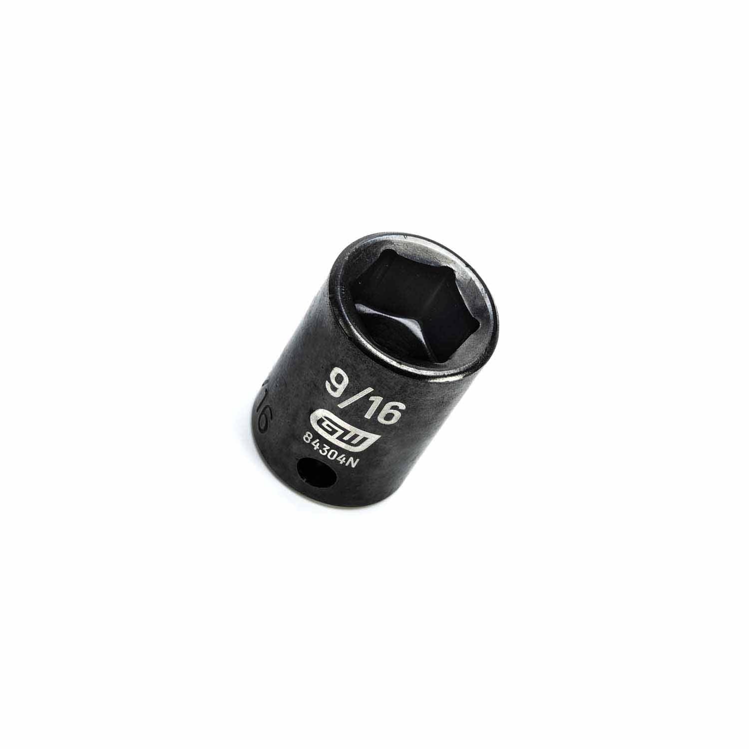 Gearwrench 84304N 3/8" Drive 6 Point Standard Impact SAE Socket 9/16" - 2