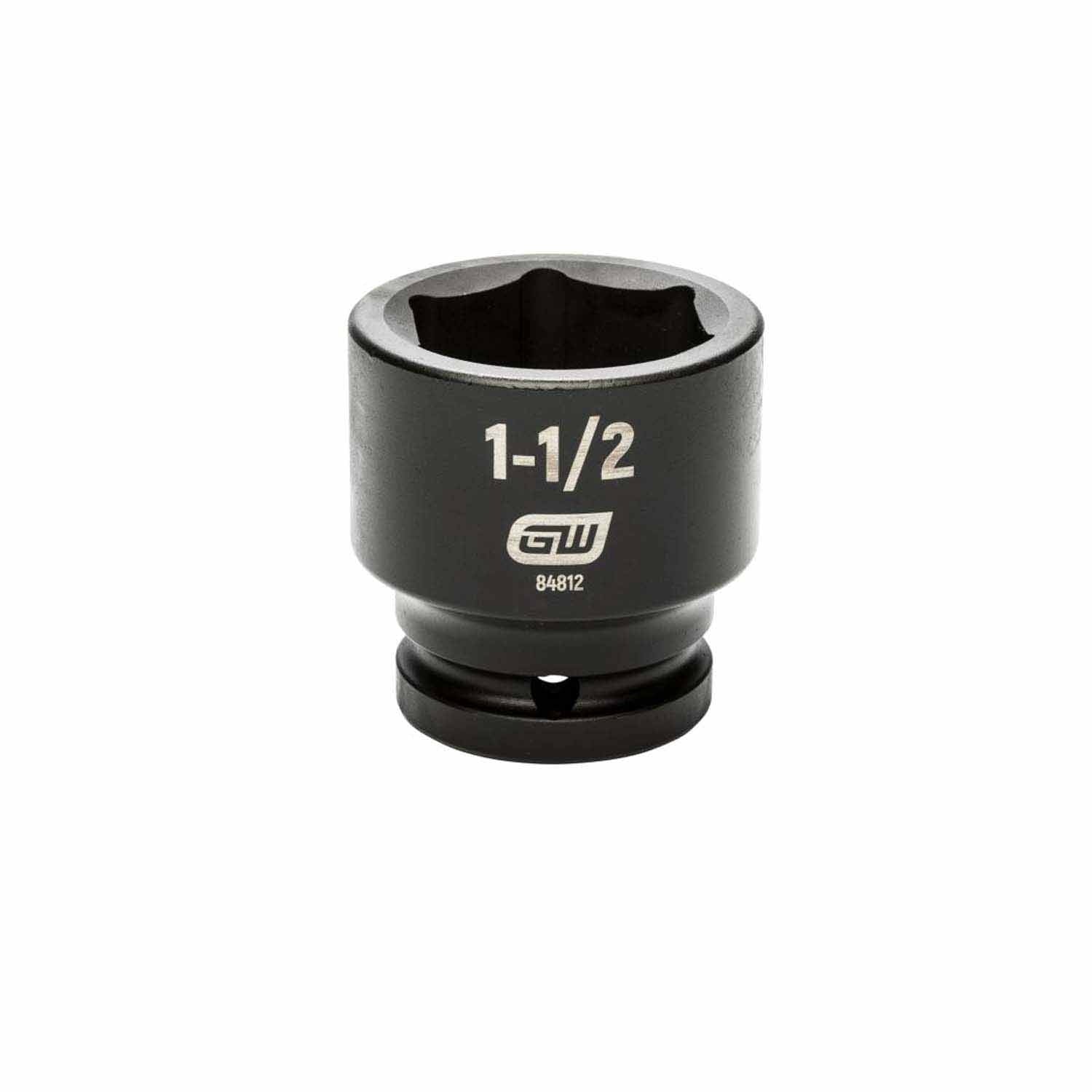 Gearwrench 84812 3/4" Drive 6 Point Standard Impact SAE Socket 1-1/2"