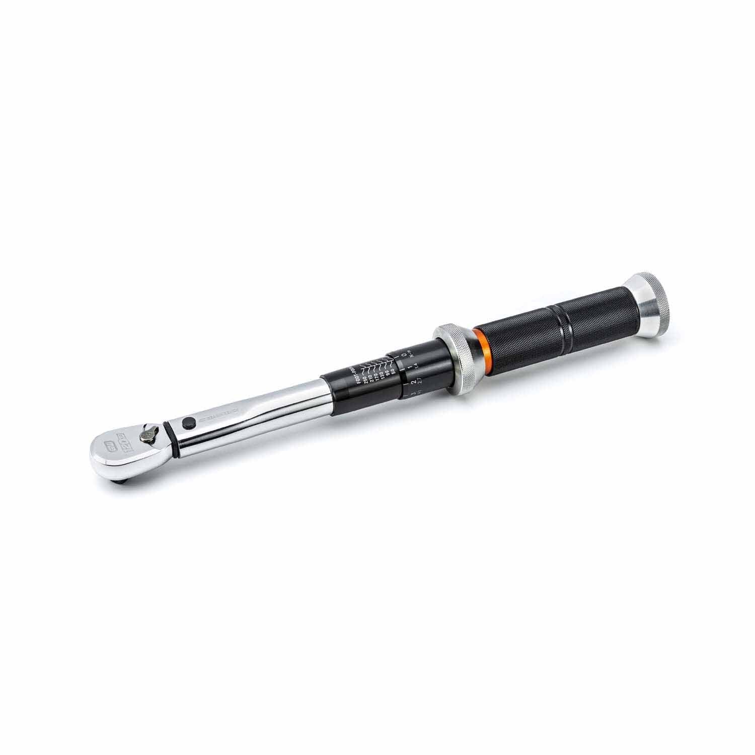 Gearwrench 85174 3/8" Drive 120XP Micrometer Torque Wrench 30-250 in/lbs - 3