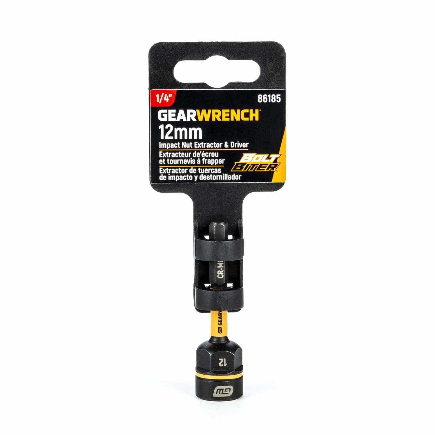 Gearwrench 86185 12mm Bolt Biter Nut Extractor & Driver - 4