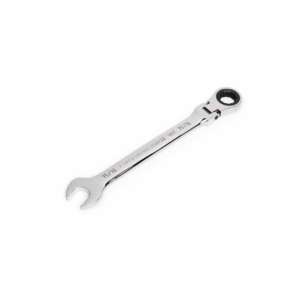 GearWrench 86752 15/16" 90-Tooth 12 Point Flex Head Ratcheting Combination Wrench - 2