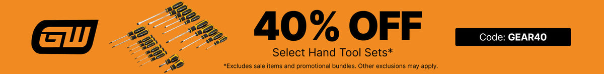 40% off select GearWrench hand tool sets with code GEAR40