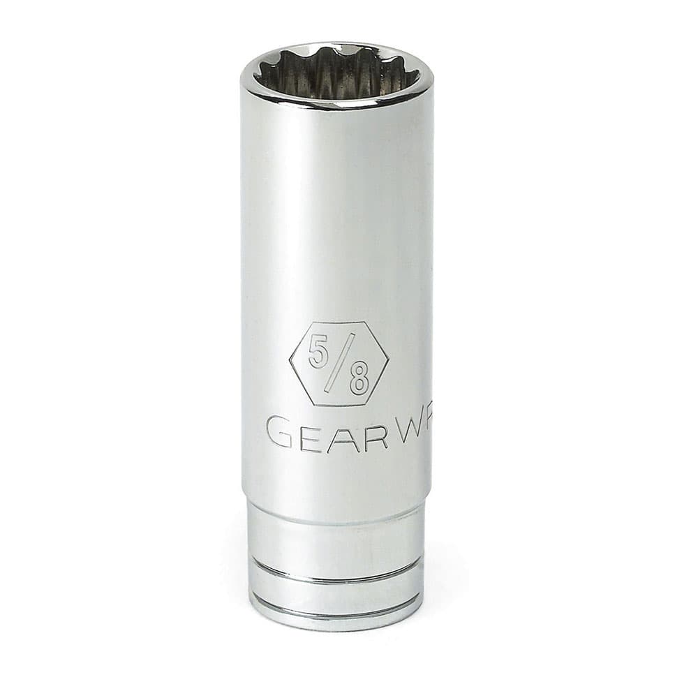 GearWrench 80368 3/8" Drive 6 Point Deep SAE Socket 9/16"