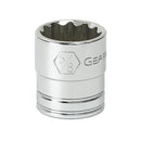GearWrench 80500D 3/8" Drive 12 Point Standard SAE Socket 1/2"