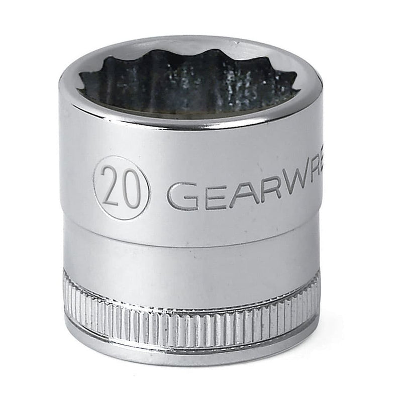 GearWrench 80752 1/2" Drive 12 Point Standard Metric Socket 17mm