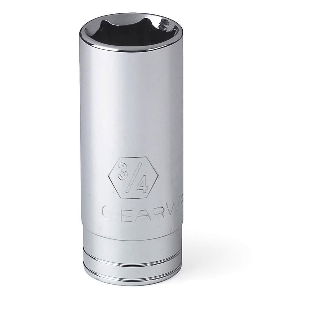 GearWrench 80774 1/2" Drive 12 Point Deep SAE Socket 9/16" for Fastener Applications
