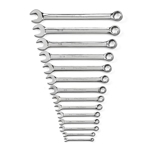 GearWrench 81924 14 Pc. 6 Point Combination SAE Wrench Set