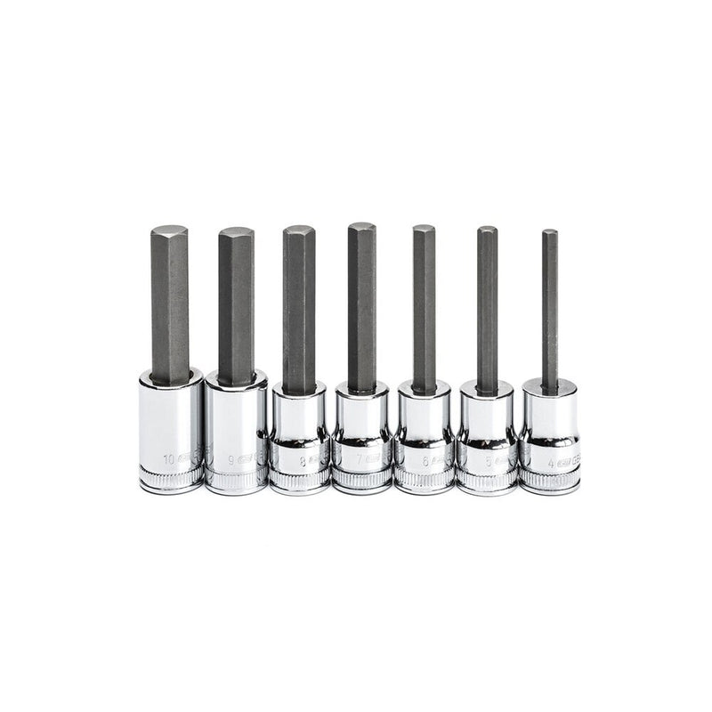 GearWrench 82546 7 Pc. 3/8" Drive Mid Length Hex Bit Metric Socket Set - 2