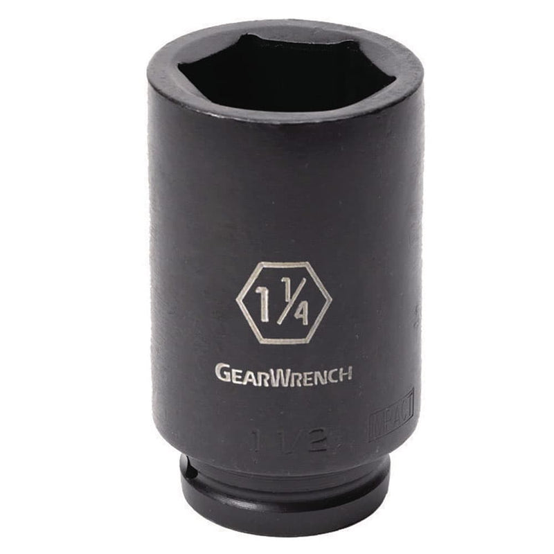 GearWrench 84877 3/4" Drive 6 Point Deep Impact SAE Socket 1-5/8"