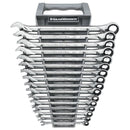 GearWrench 85099 16 Pc. 72-Tooth 12 Point XL Ratcheting Combination Metric Wrench Set
