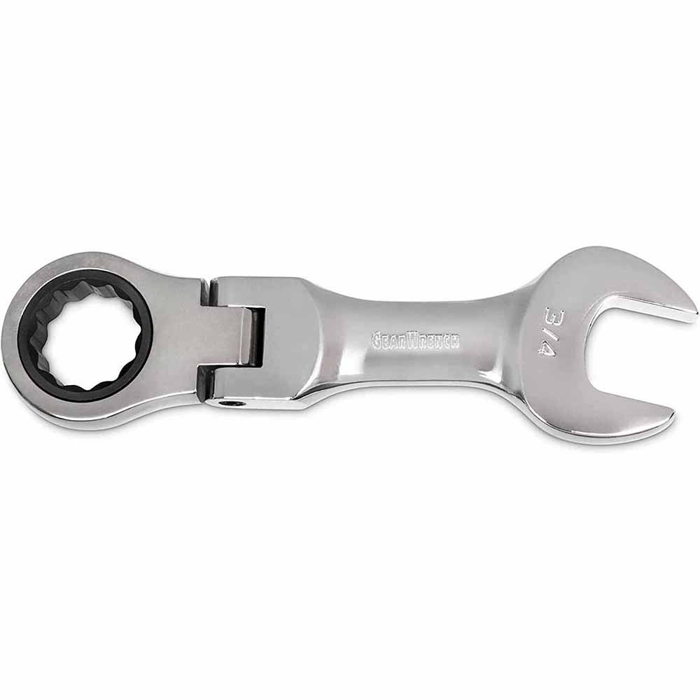GearWrench 9570 7 Pc. 72-Tooth 12 Point Stubby Flex Head