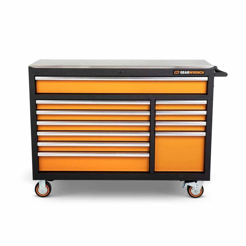 GEARWRENCH 83247 52" 11 Drawer GSX Series Rolling Tool Cabinet with Stainless Steel Worktop
