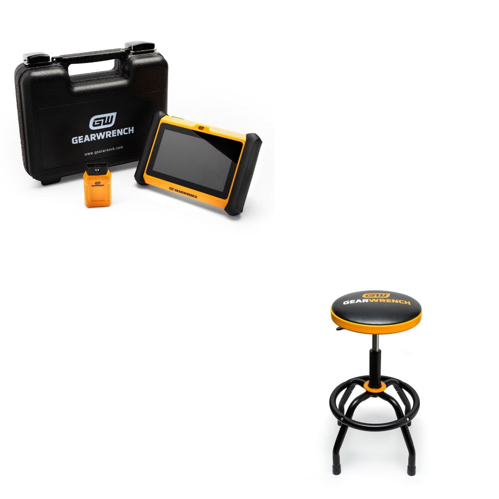 GearWrench GWSMART07 Diagnostic Tablet Kit W/ FREE 86992 Shop Stool
