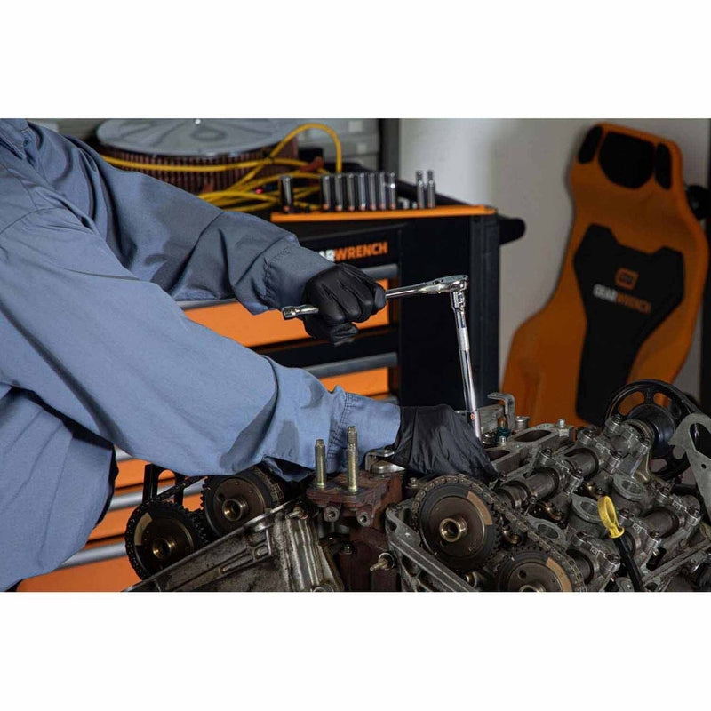 GearWrench 80554H 14 Piece 3/8" Drive 6 Point Metric Hi-Viz Deep Socket Set - 8