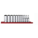 GearWrench 80563 11 Pc. 3/8" Drive 12 Point Deep SAE Socket Set