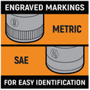 GearWrench 80563 11 Pc. 3/8" Drive 12 Point Deep SAE Socket Set - 2