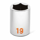 GearWrench 80702H 13 Piece 1/2" Drive 6 Point Metric Hi-Viz Socket Set - 5