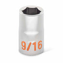 GearWrench 80703H 11 Piece 1/2" Drive 6 Point SAE Hi-Viz Socket Set - 5