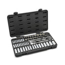 GearWrench 80948 76 Pc. 1/4" & 3/8" Drive 12 Point Standard & Deep SAE/Metric Mechanics Tool Set - 3