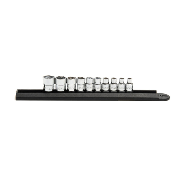 GearWrench 81395 10 Piece 1/4" Drive 6 Point Stubby Socket Set SAE
