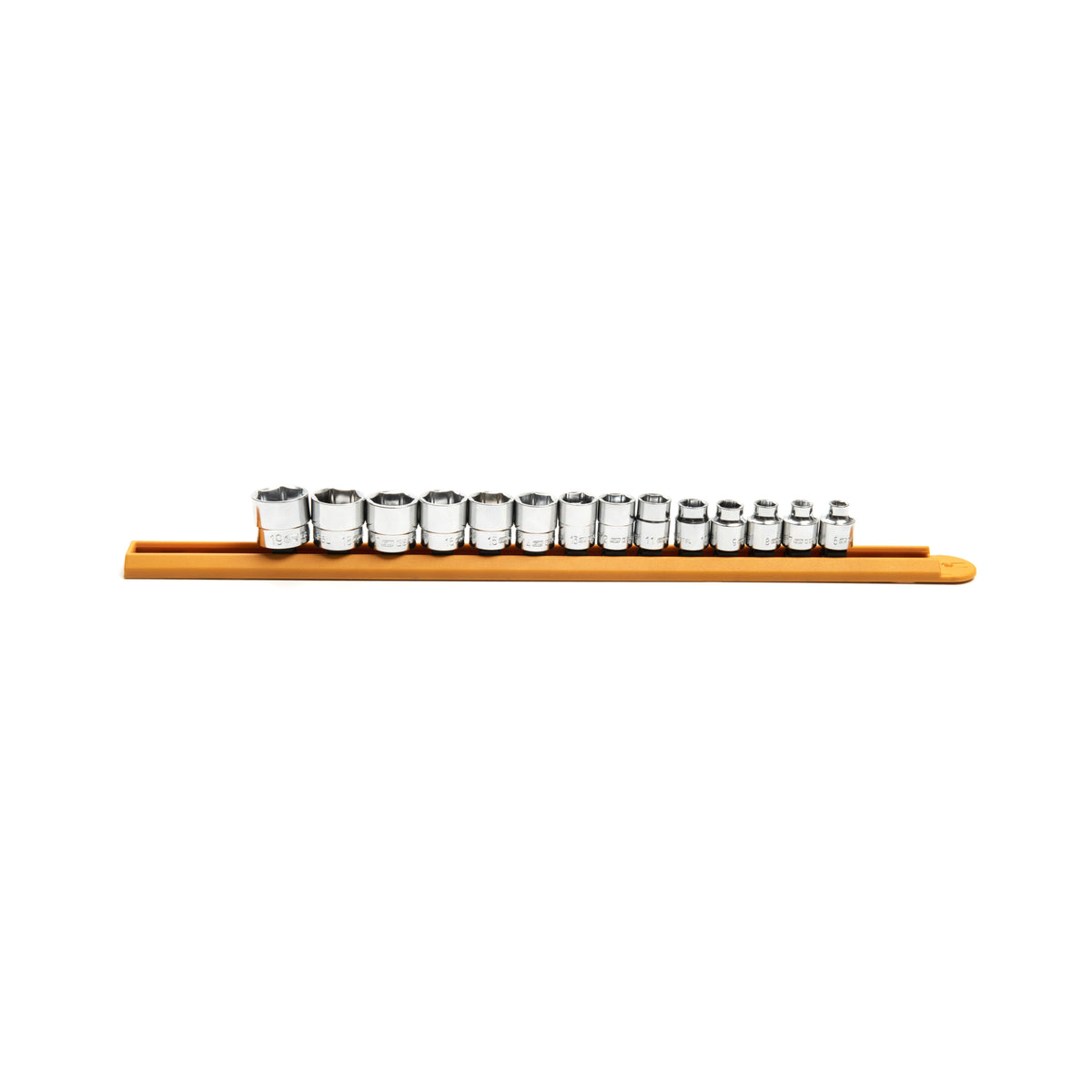 GearWrench 81396 14 Piece 3/8" Drive 6 Point Stubby Socket Set Metric