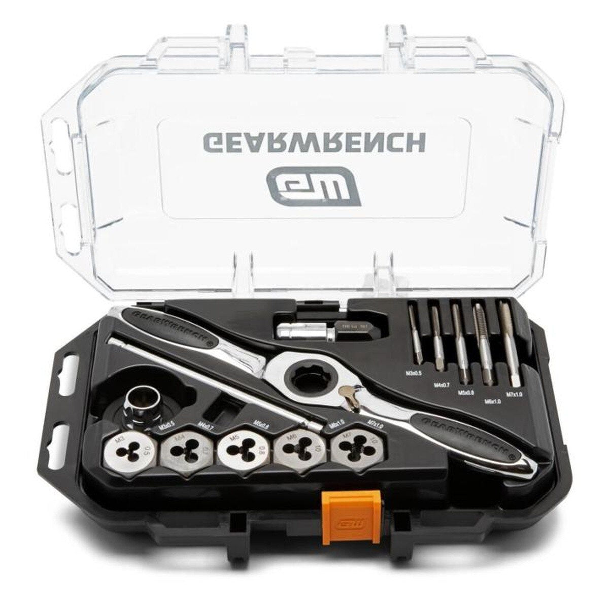 GearWrench 82815 15 Piece Metric Tap and Die Set (15 Piece Set)