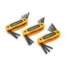 GearWrench 83512 25 Piece SAE/Metric/Torx Folding Hex Key Set - Fold Up Hex Key Set with Dual Material Handle and Alloy Steel Keys - 2