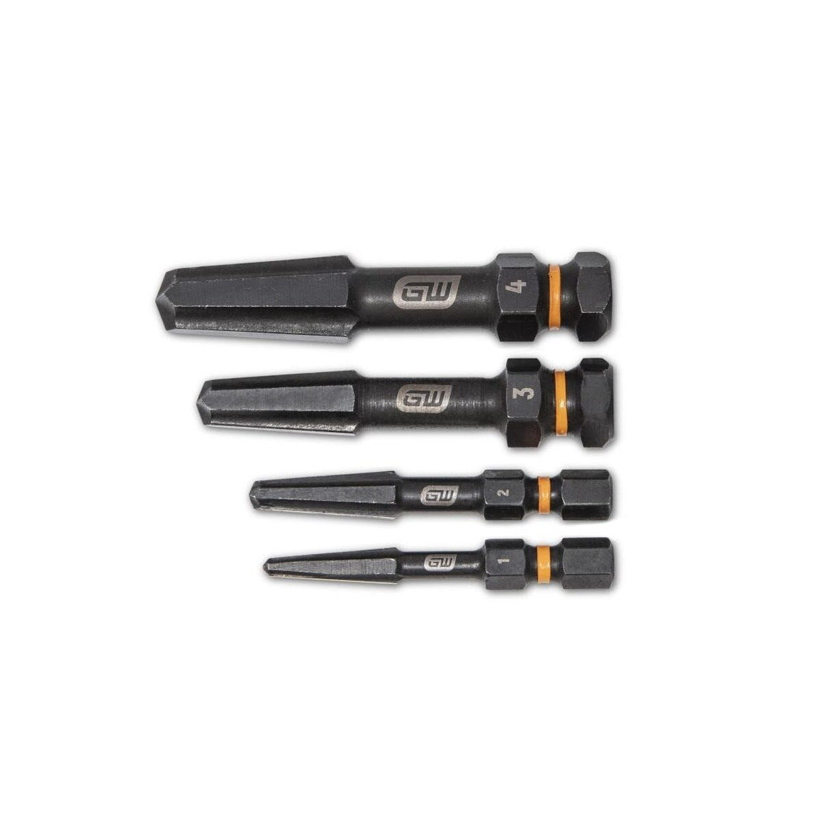 GearWrench 84787 Bolt Biter Screw Extractor Set with Storage Case (4 Piece)